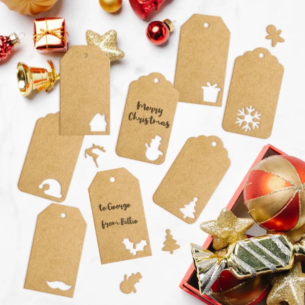 Étiquette kraft pour emballage cadeau
