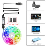 Ruban LED RGB enroulé sur son support