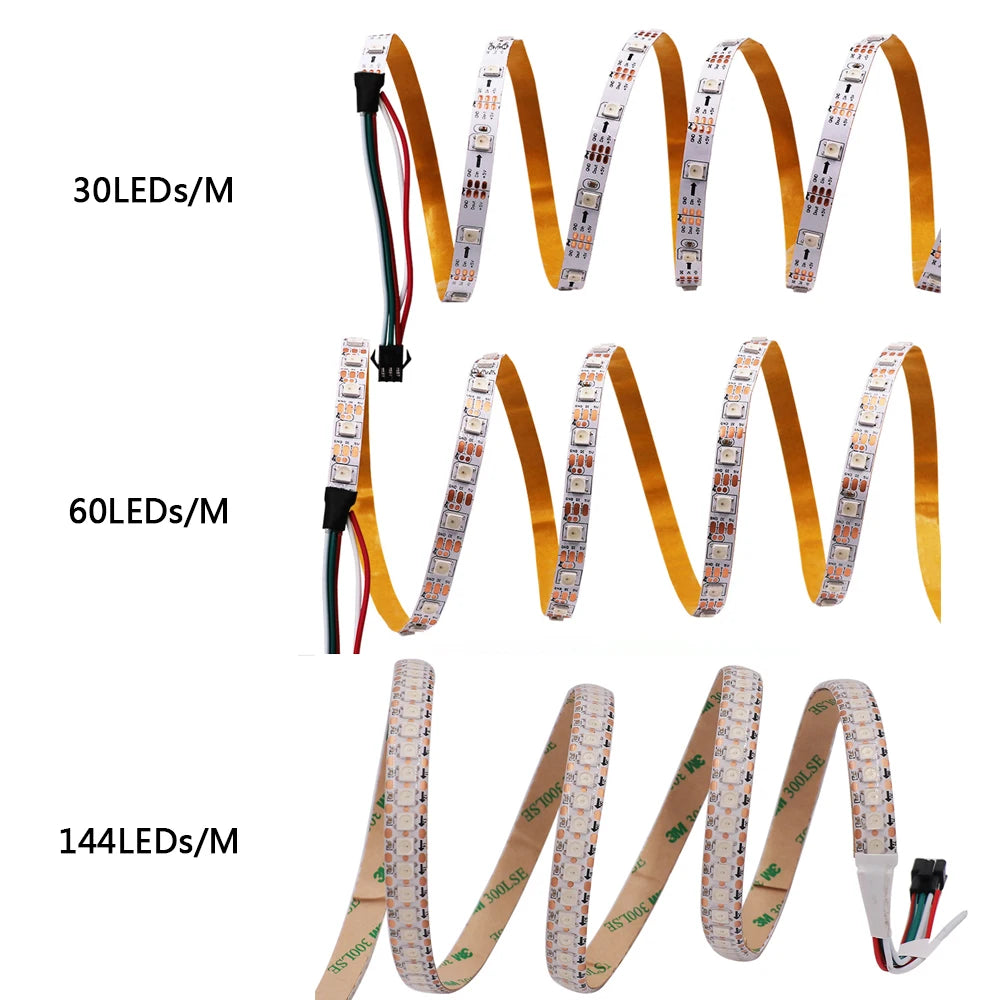 Installation de bande LED derrière un meuble TV