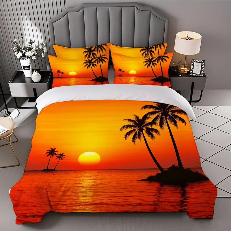 Housse de couette polyester lavable