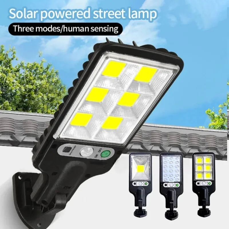 Applique murale solaire LED noire avec détecteur de mouvement