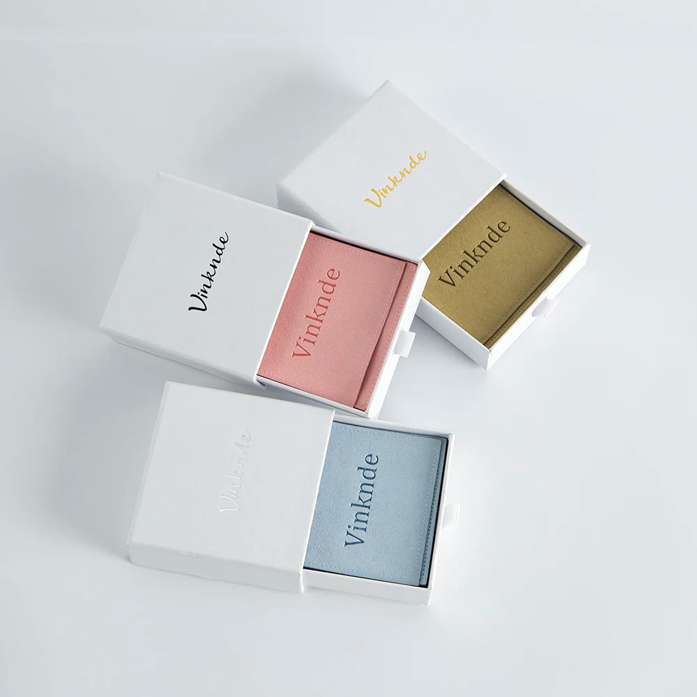 Pochettes en microfibre suédée pour protéger les bijoux
