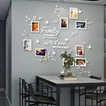 Sticker mural miroir acrylique effet 3D pour chambre