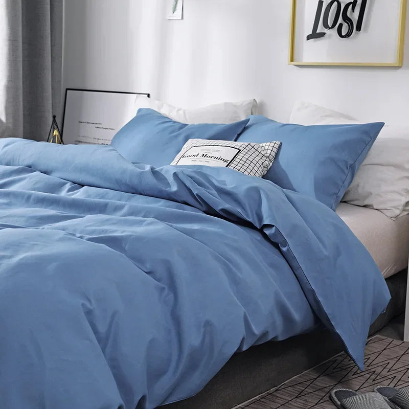 Housse de couette 220x240 unie kaki