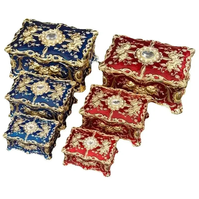 Comparaison des tailles de boîtes à bijoux luxe S, M, L