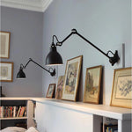 Applique murale vintage chromée rotative E14