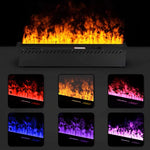 Cheminée décorative couleur flamme colorée