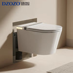 WC suspendu intelligent design moderne céramique rouge