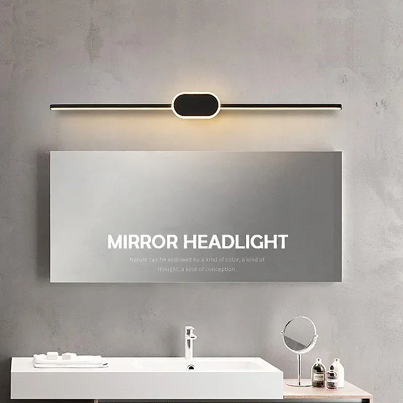 Lampe miroir salle de bain LED variateur
