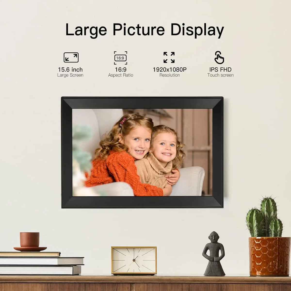 Cadre photo tactile 32 Go partage Frameo