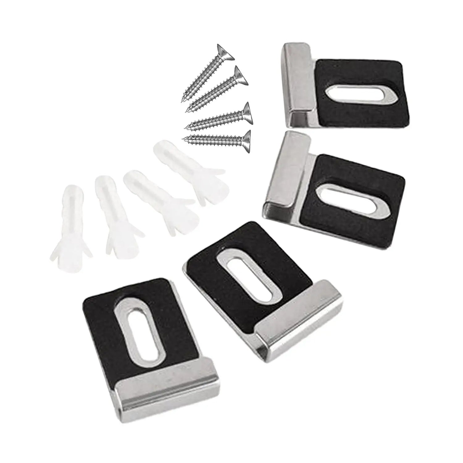 Clips de fixation murale pour miroir sans cadre vue de près