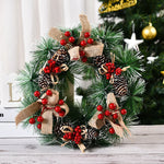 Couronne de Noël élégante pour décoration festive