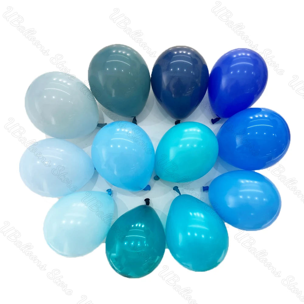 Lot de 30 ballons bleus pour baby shower