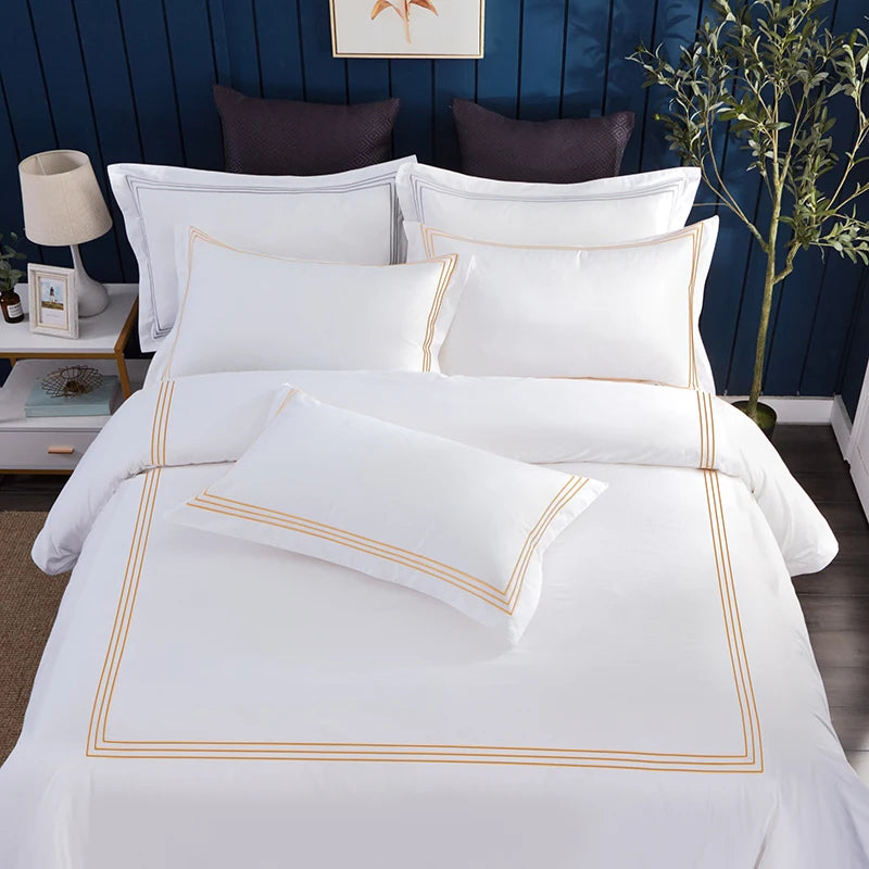 Drap plat en coton égyptien 600TC