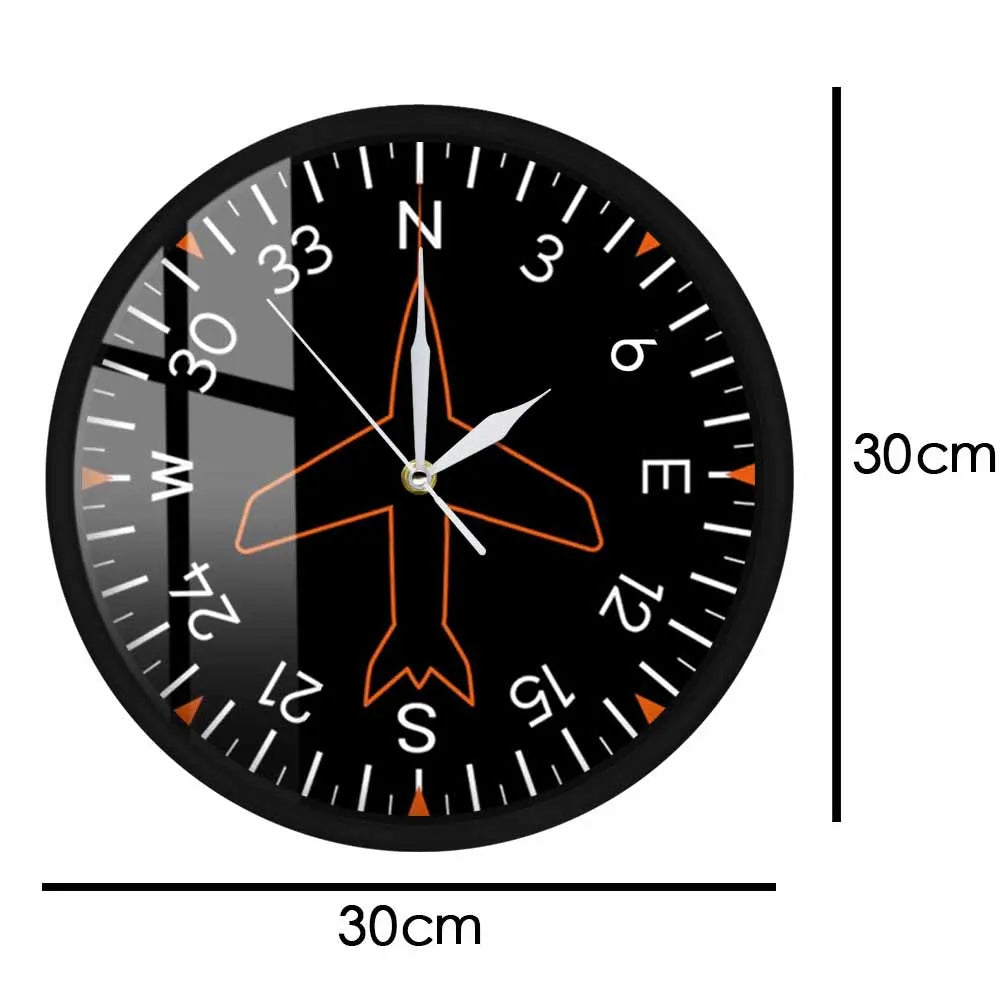 Cadre métallique horloge murale design géométrique