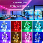 Bande lumineuse LED RGB avec télécommande et application