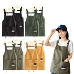 Tablier professionnel de cuisine noir imperméable et respirant