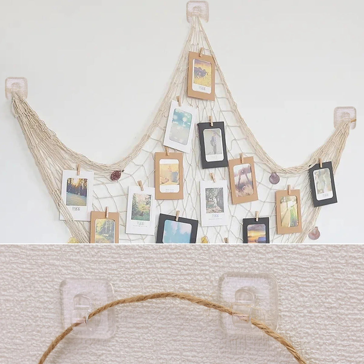 Accessoire pour suspendre guirlande lumineuse