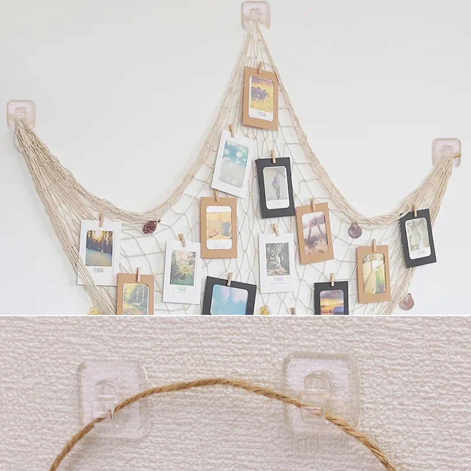 Accessoire pour suspendre guirlande lumineuse