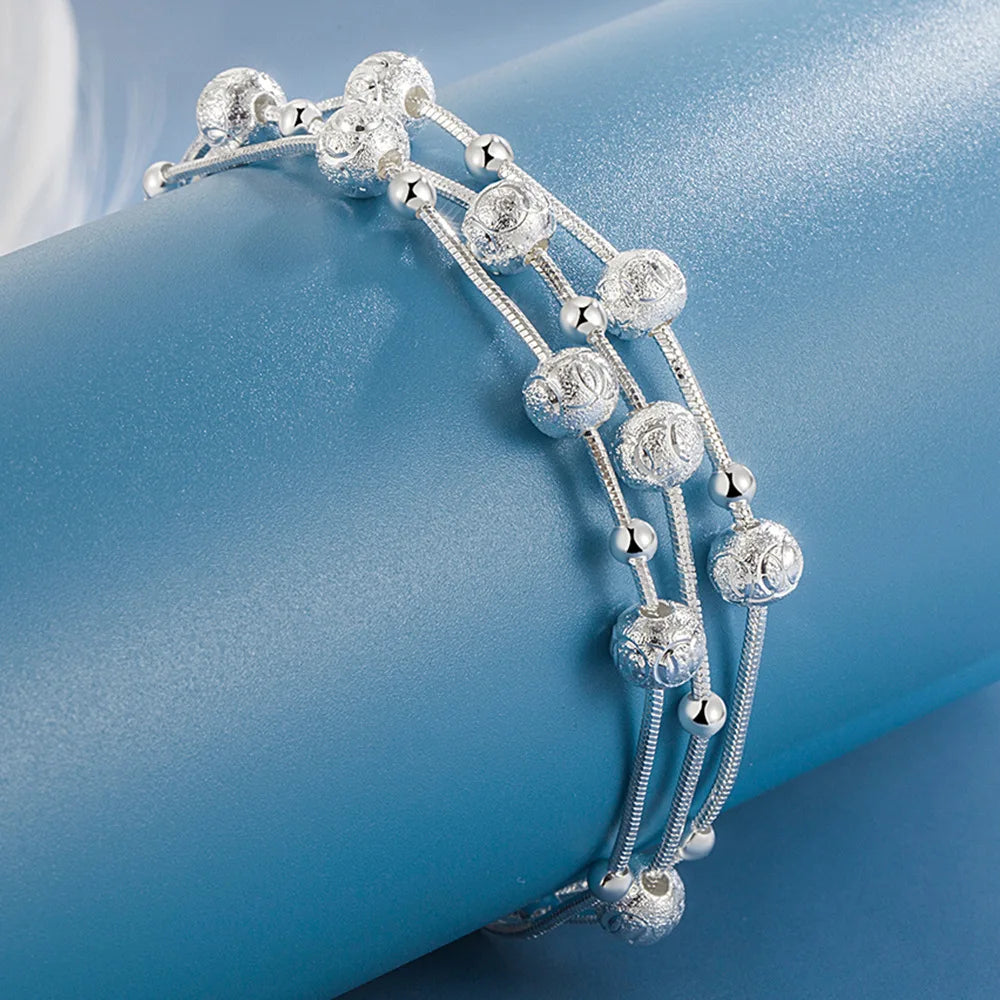 Bracelet double couche réglable porte-bonheur