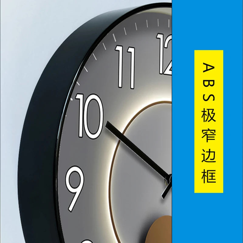 Horloge murale design rose dans une chambre