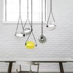Lampe suspendue créative verre pour chambre haut de gamme