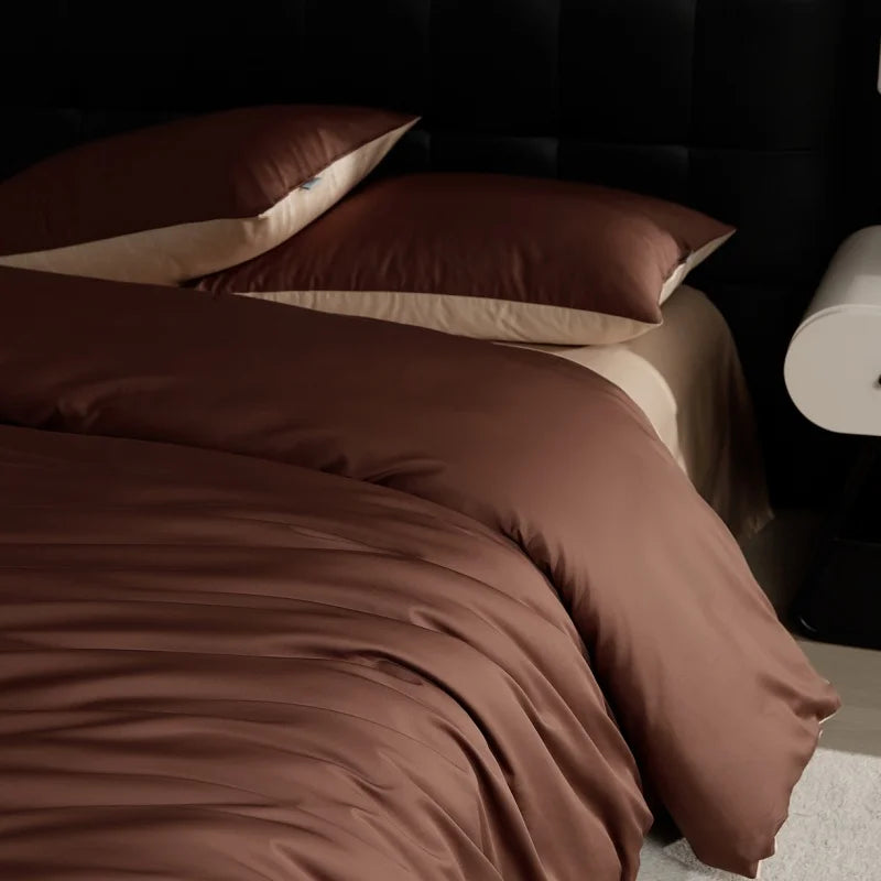 Housse de couette pliée avec emballage OPP