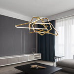 Suspension LED minimaliste en silicone noir vue de face
