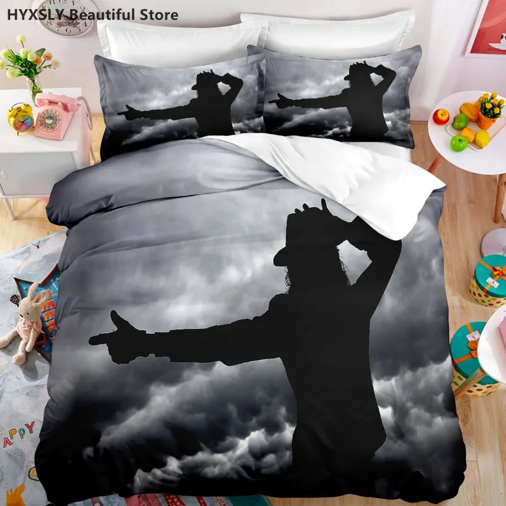 Ensemble literie complet avec housse de couette et taies d'oreiller