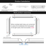Détail du connecteur double V pour tube LED T8