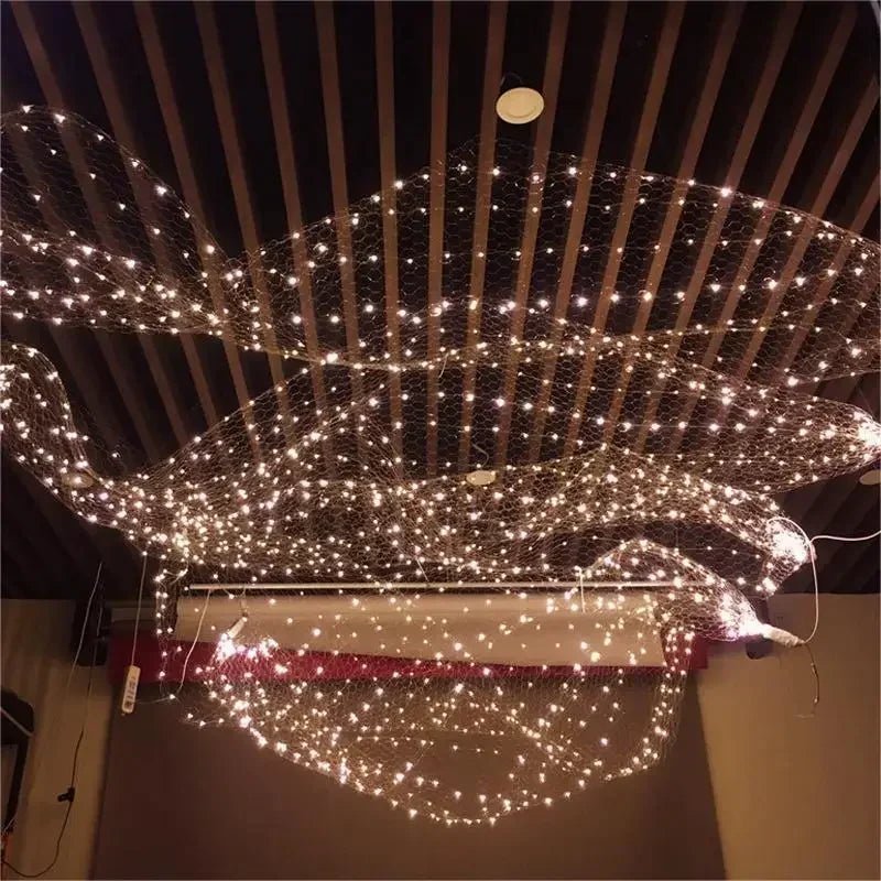 Guirlande lumineuse mariage ambiance romantique