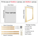 Cadre mural 40x60 cm en plusieurs couleurs disponibles