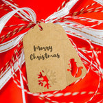 Corde en jute pour étiquette cadeau