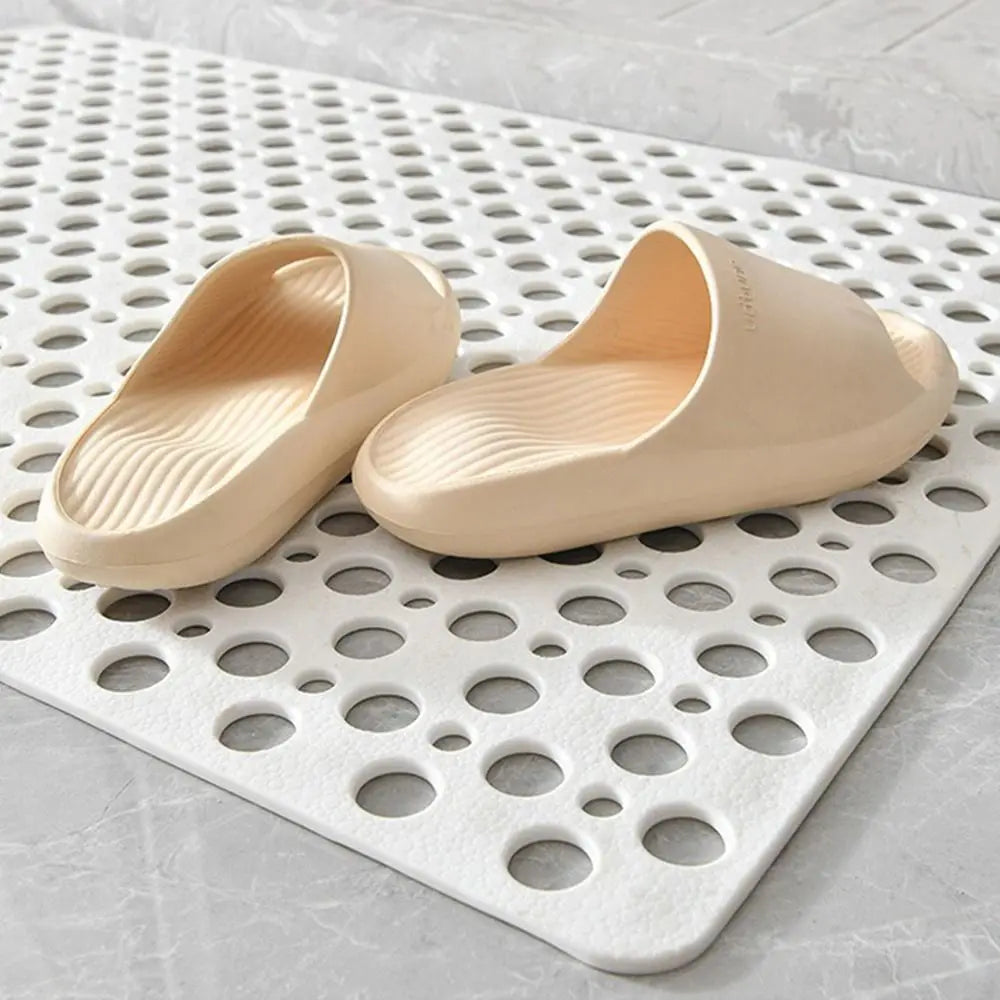 Tapis de bain jaune extra large facile à nettoyer