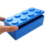 Composition de boîtes de rangement de différentes couleurs empilées