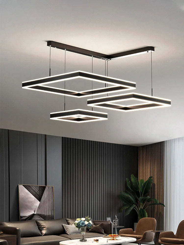 Suspension design blanc froid intérieur