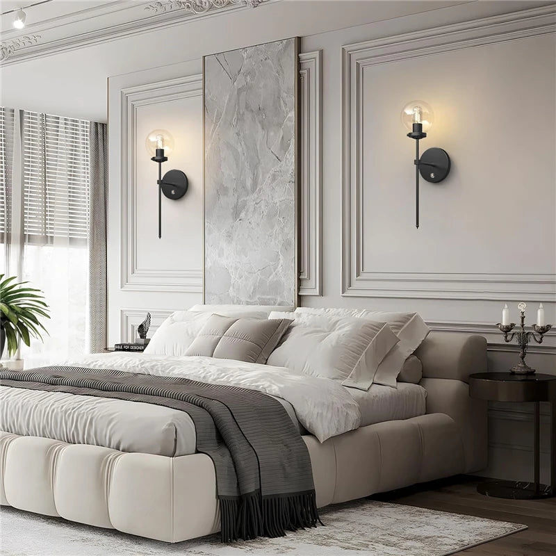Appareil d'éclairage mural rechargeable en action avec émission blanc froid