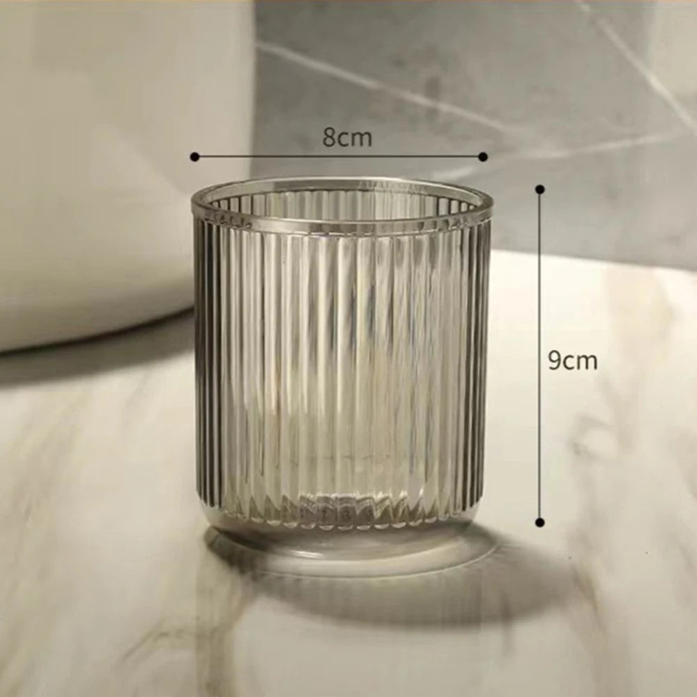 Accessoire salle de bain gobelet transparent 400ml