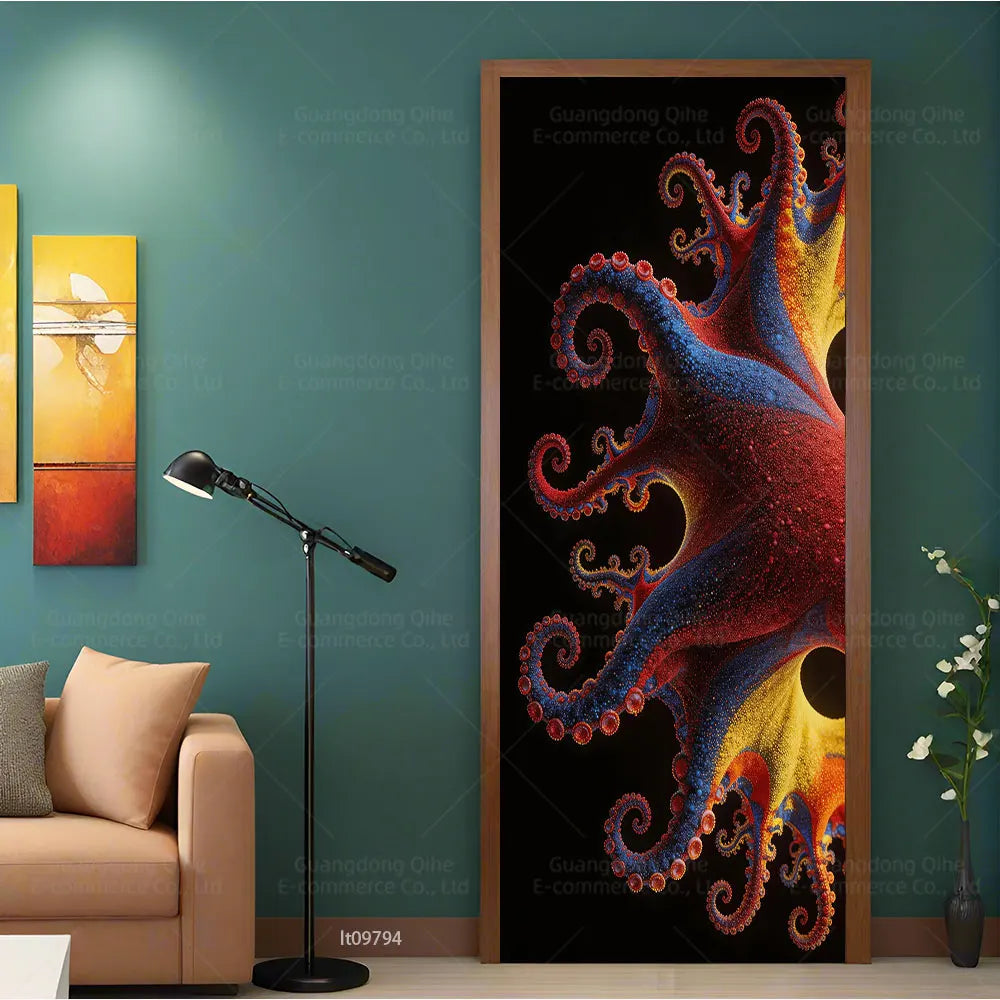 Sticker mural 3D en couleur or pour une touche luxueuse