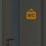 Autocollant WC vert phosphorescent