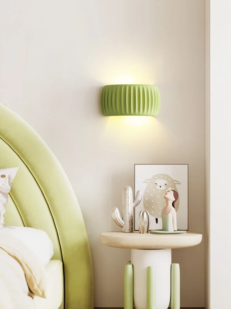 Lampe d'ambiance moderne art déco éclairée