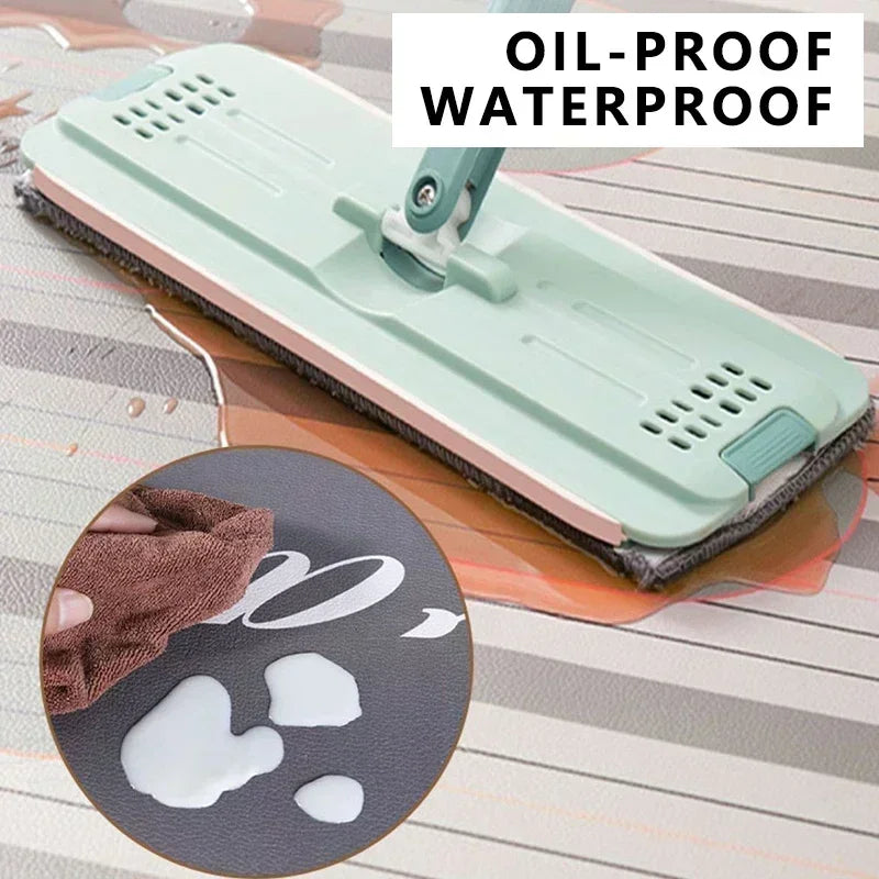 Un récurage de sol résistant à l'huile et à l'eau, offrant un nettoyage en profondeur et une finition durable pour les sols de votre maison.