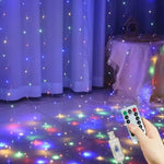 Guirlande lumineuse LED rideau féerique pour fête