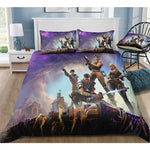 Détail tissu microfibre housse de couette Fortnite