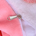 Housse de couette en flanelle douce et chaude pour l'hiver