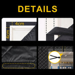 Détail tissu Oxford épais rideau coupe-vent