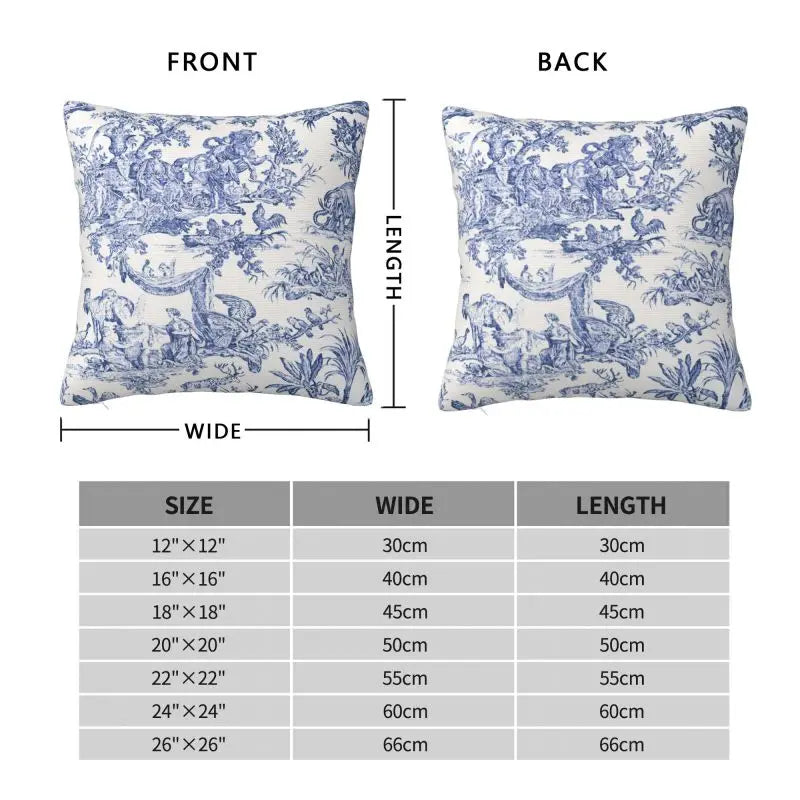 Housse de coussin bleu marine placée sur un canapé gris dans un salon élégant