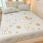 Drap housse coton avec élastique 360 degrés