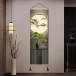 Tapisserie murale pin Zen mastic