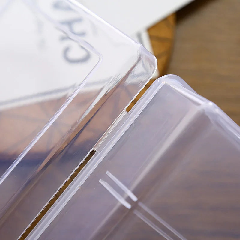 Organisateur de cosmétiques en plastique transparent